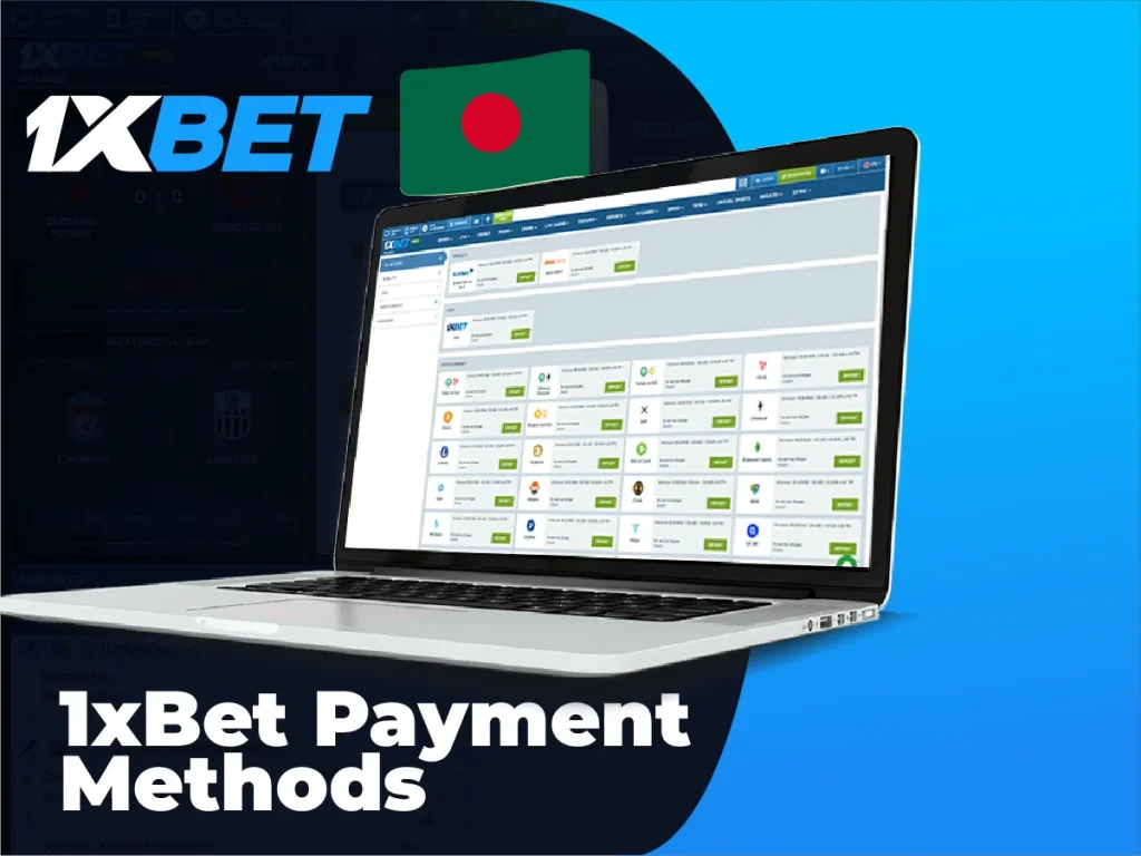 Payment Methods 1xbet Bangladesh