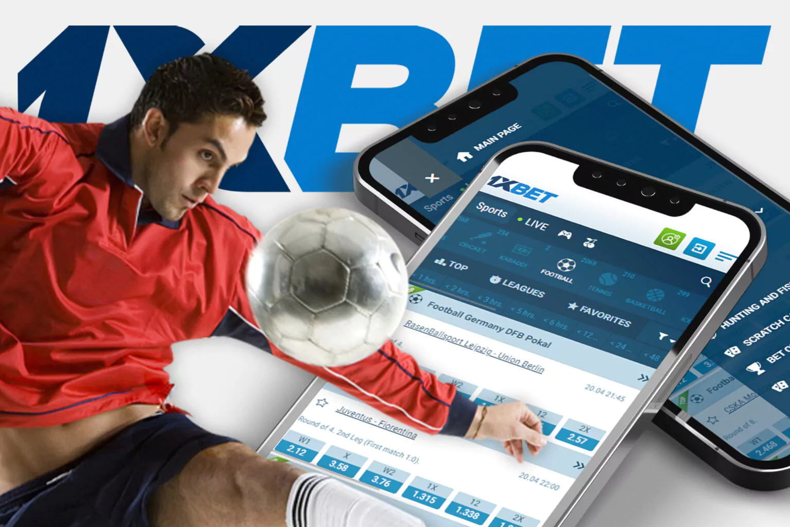 Football Betting via 1xBet Application