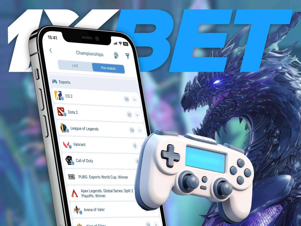 eSports Betting via 1xBet App